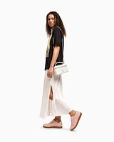 Armani Exchange - Relaxed fit T-shirt with maxi print, Woman, Black, Size: