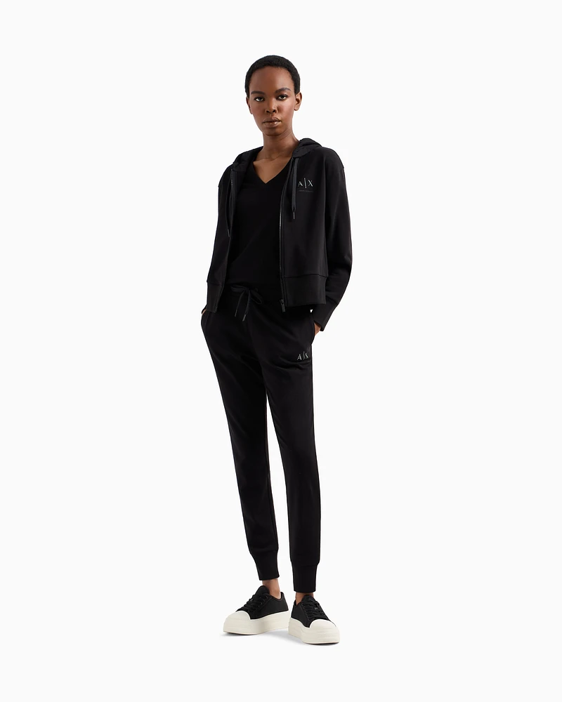 Armani Exchange - Sweatpants, Woman, Black, Size: