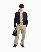 Armani Exchange - Bomber with maxi pockets, Man, Navy Blue, Size: