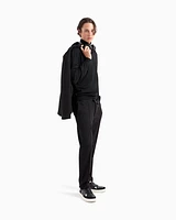 Armani Exchange - Virgin wool turtleneck sweater, Man, Black, Size: