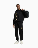 Armani Exchange - Hoodie with maxi print , Man, Black, Size: