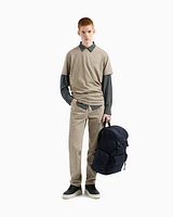 Armani Exchange - Regular fit basic t-shirt, Man, Beige, Size: