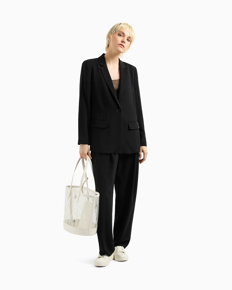Armani Exchange - Formal Jackets, Woman, Black, Size: