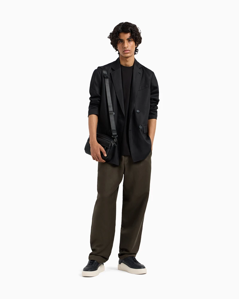 Armani Exchange - Regular Fit T-Shirts, Man, Black, Size: