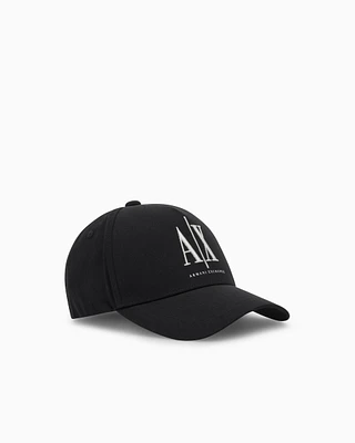 Armani Exchange - Icon Project Visor Hat, Man, Black, Size: TU