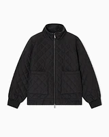 Armani Exchange - Diamond quilted jacket, Woman, Black, Size: