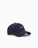 Armani Exchange - Visor cap with logo, Man, Navy Blue, Size: TU