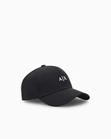 Armani Exchange - Visor cap with logo, Man, Black, Size: TU