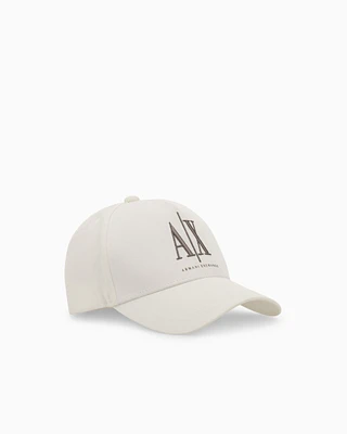 Armani Exchange - Icon Project Visor Hat, Man, White, Size: TU