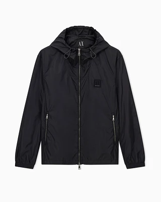 Armani Exchange - Windbreakers, Man, Black, Size: