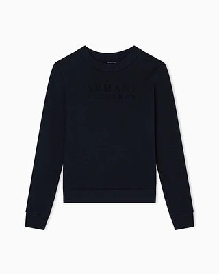 Armani Exchange - Sweatshirts without Hood, Woman, Black, Size: