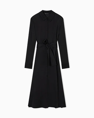 Armani Exchange - Midi Dresses, Woman, Black, Size: