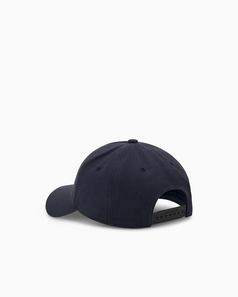 Armani Exchange - Visor cap with logo, Man, Navy Blue, Size: TU