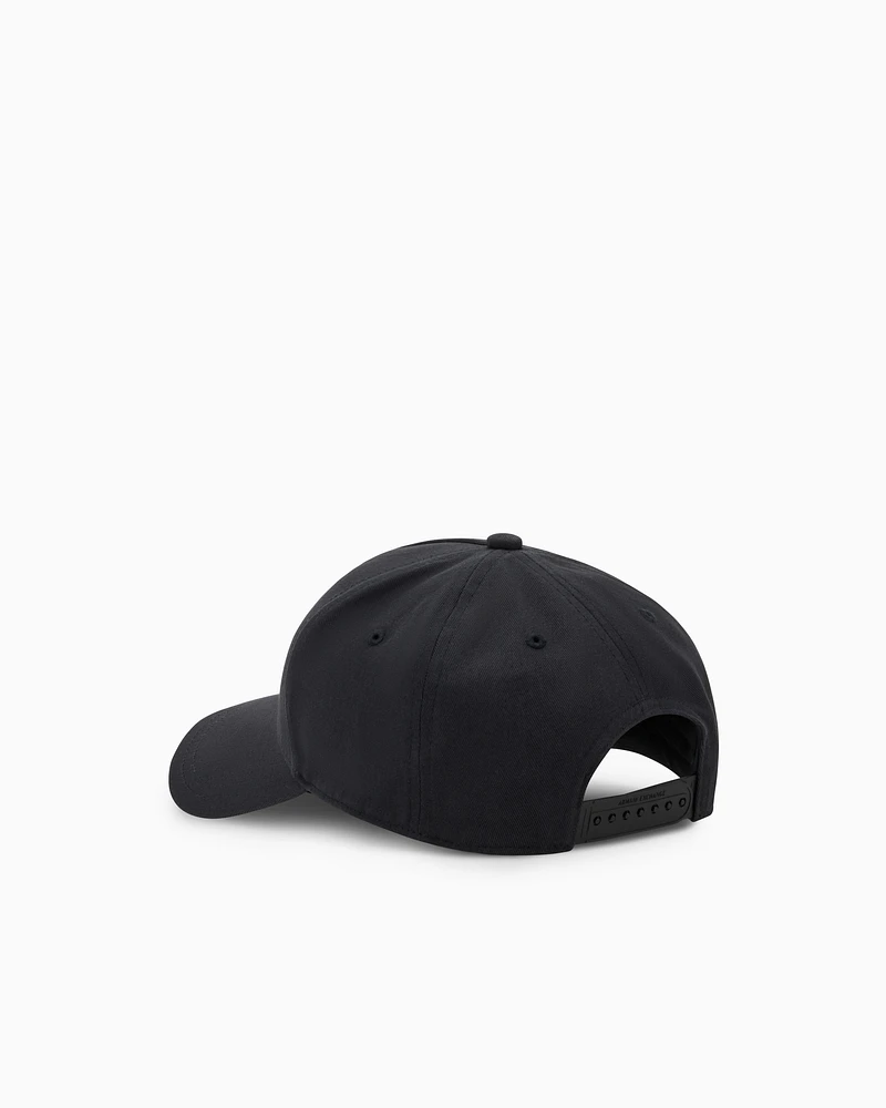 Armani Exchange - Visor cap with logo, Man, Black, Size: TU