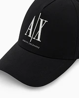 Armani Exchange - Icon Project Visor Hat, Man, Black, Size: TU
