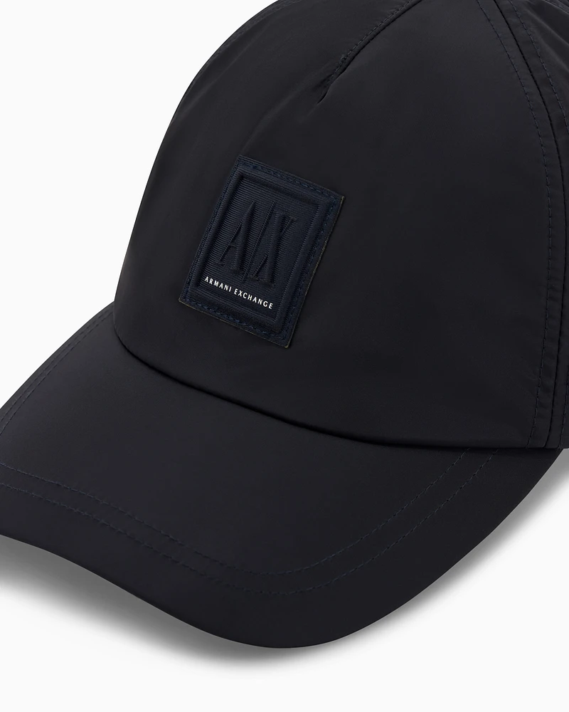 Armani Exchange - Icon Project Visor Hat, Man, Navy Blue, Size: TU