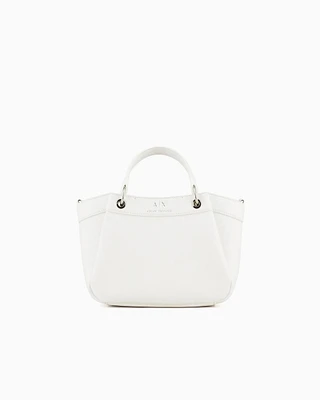 Armani Exchange - Small handbag with degradè shoulder strap, Woman, White, Size: TU