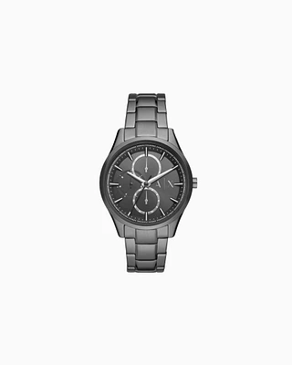 Armani Exchange - Multifunction watch in black steel, Man, Multicoloured, Size: TU
