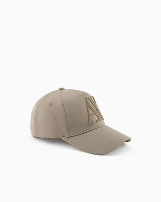 Armani Exchange - Visor cap with logo, Man, Beige, Size: TU