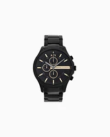 Armani Exchange - Three-hand watch with steel strap, Man, Multicoloured, Size: TU