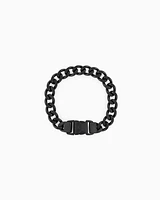 Armani Exchange -  Black Stainless Steel Chain Bracelet, Man, Multicoloured, Size: TU