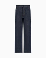 Armani Exchange - J87 regular fit jeans with side details, Man, Blue, Size: