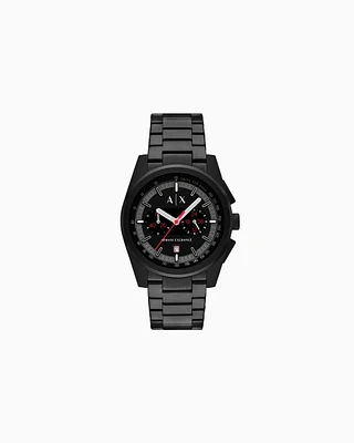 Armani Exchange -  Chronograph Stainless Steel Watch, Man, Multicoloured, Size: TU