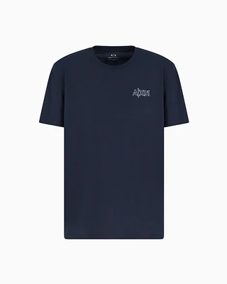 Armani Exchange - ASV Regular Fit T-Shirt, Man, Navy Blue, Size: