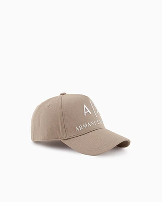 Armani Exchange - Visor cap with logo, Man, Beige, Size: TU