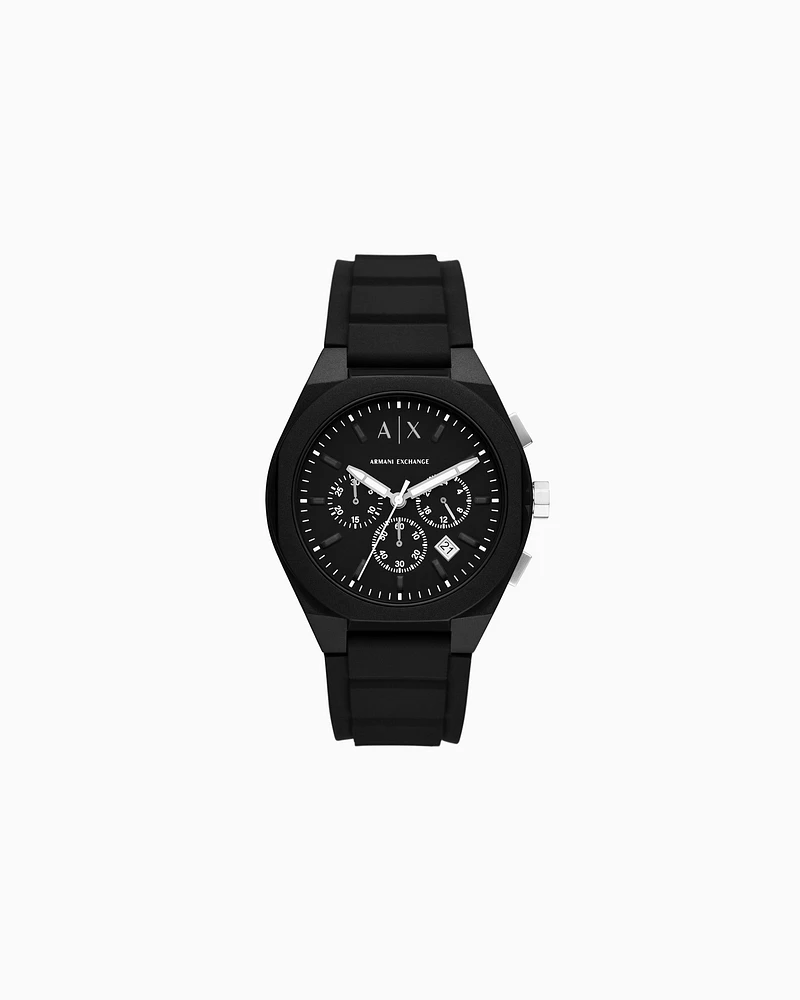 Armani Exchange - Watch with silicone strap, Man, Multicoloured, Size: TU