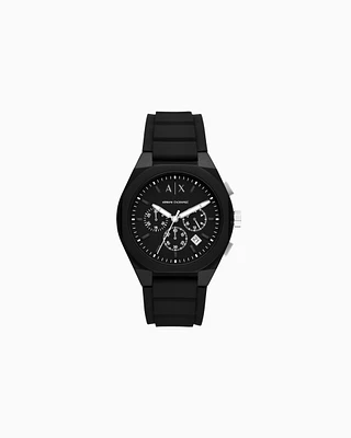 Armani Exchange - Watch with silicone strap, Man, Multicoloured, Size: TU