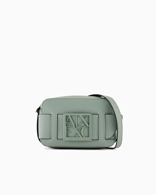 Armani Exchange - Crossbody bag with logo, Woman, Green, Size: TU