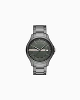 Armani Exchange -  Three-Hand Date Stainless Steel Watch, Man, Multicoloured, Size: TU