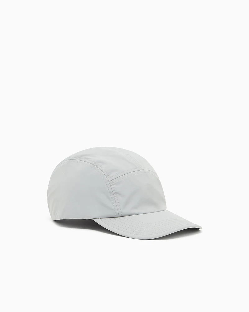 Armani Exchange - Visor hat with side logo, Man, Grey, Size: TU