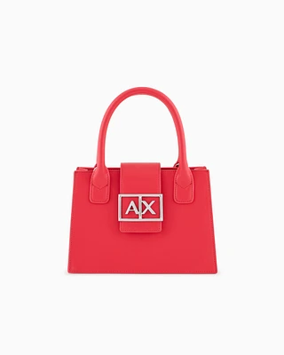 Armani Exchange - ASV Small Trapeze Handbag, Woman, Red, Size: TU