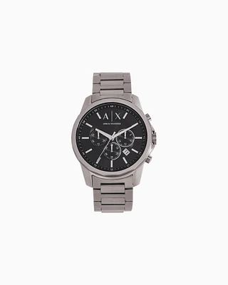 Armani Exchange - Armani Exchange Chronograph Stainless Steel Watch, Man, Multicoloured, Size: TU