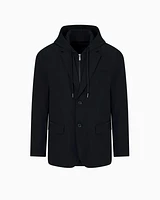 Armani Exchange - Casual Jackets, Man, Black, Size: