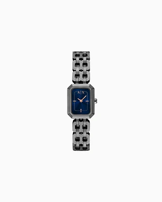 Armani Exchange -  Two-Hand Gunmetal Stainless Steel Watch, Woman, Multicoloured, Size: TU