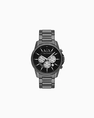 Armani Exchange -  Chronograph Stainless Steel Watch, Man, Multicoloured, Size: TU