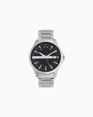 Armani Exchange - Three-hand watch with steel strap, Man, Multicoloured, Size: TU