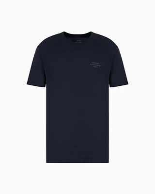 Armani Exchange - Regular fit basic t-shirt, Man, Navy Blue, Size: