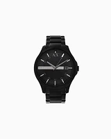 Armani Exchange - Three-hand watch with steel strap, Man, Multicoloured, Size: TU
