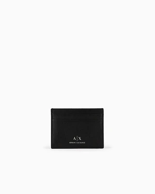Armani Exchange - Leather card holder, Man, Black, Size: TU