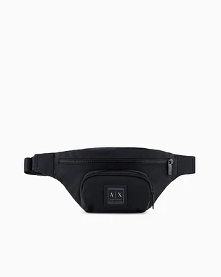 Armani Exchange - Waist bag with external pocket, Man, Navy Blue, Size: TU