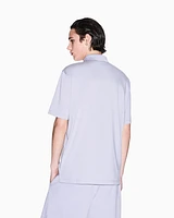 Armani Exchange - Regular fit mercerised cotton polo, Man, Purple, Size: