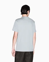 Armani Exchange - Regular fit T-shirt with logo and patch on the chest, Man, Grey, Size: