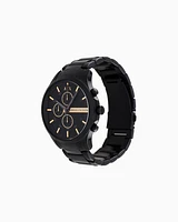 Armani Exchange - Three-hand watch with steel strap, Man, Multicoloured, Size: TU