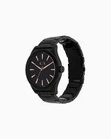 Armani Exchange - Watch and bracelet set, Man, Multicoloured, Size: TU