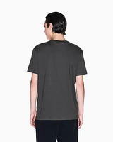 Armani Exchange - Regular fit ASV palm tree print t-shirt, Man, Green, Size: