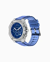 Armani Exchange -  Chronograph Blue Watch, Man, Multicoloured, Size: TU